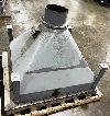 Gray Steel Resin Hopper, 43" x 43" x 36"H, 10" opening. Gray Steel Resin Hopper, 43" x 43" x 36"H, 10" opening.